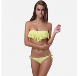 Bandeau Bikini Swimsuit Set 
