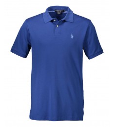 Midnight Indigo Interlock Polo