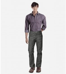 Dylan Grey Herringbone Jean
