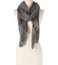 Dark Gray Cashmere Scarf