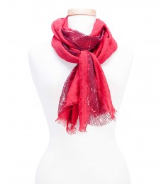 Red Sequin Scarf