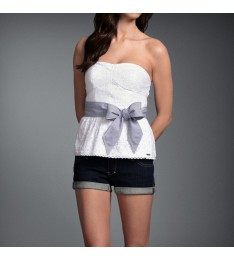 White Laced Floral tank top
