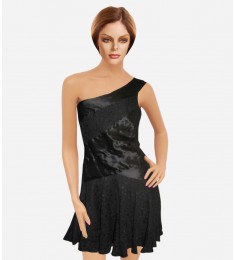 One Shoulder Bandaid Dress