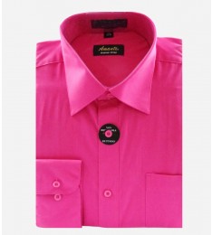 fuchsia pink modern fit cotton shirt-01.jpg