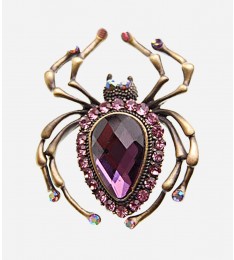  Violet Crystal Spider Brooch-01.jpg