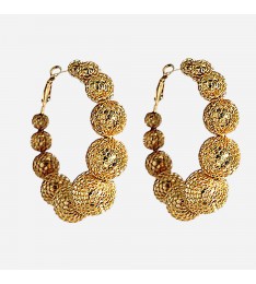 Mesh Hoop Earrings