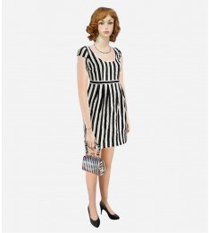 Black & White Stripe Dress