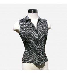 Black Sleeveless Blouse