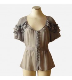 Chiffon Ruffled Blouse