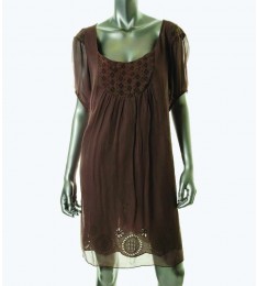 Brown Shift Dress