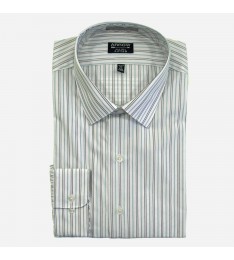 Wrinkle Free Stripe Dress Shirt