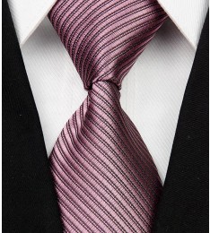 Red & Black Silk Neck tie
