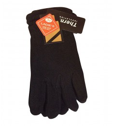 Women's Black Thermal Fleece Glove