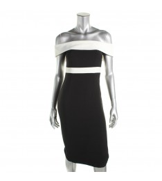 Black & White Colorblock Dress