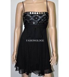 Chiffon Sequin Cocktail Party Dress