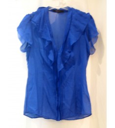 Chiffon Pleated Ruffled Dress Top