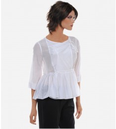 White Chiffon Top