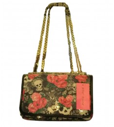 Betseyville Skulls and Lace Purse