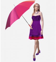 Four-Layer Playful Dress