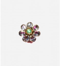 Gold Tone Elastic Band Ring