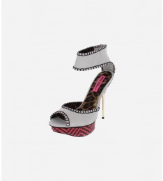 Leather Ankle Cuff  Platforms Sandal