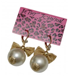 Golden Pearl Earrings