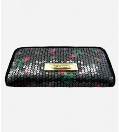 Rose Buds Sequin Wallet