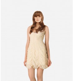 Ruched Chiffon Sheath Dress