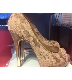 Samanthaa Colorblock Peep Toe