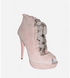 Peep Toe Platform High Heel Shoe