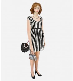 Black & White Stripe Dress