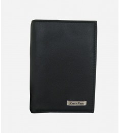 Black Leather Trifold Wallet
