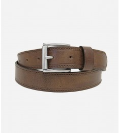 brown leather belt