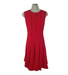 Red Fit & Flare Skirt Dress 