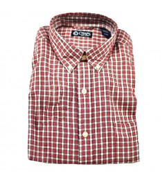 Men's Red & White Checkered Shirt 