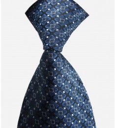 Check Jacquard Woven Necktie