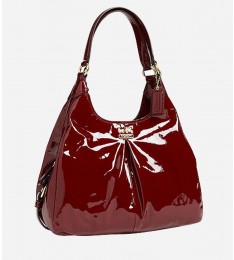 Madison Red wine Maggie Patent Leather  Bag