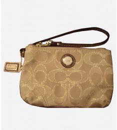 Poppy Signature Metallic Wrislet Purse