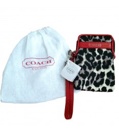 Leopard Print Wristlet