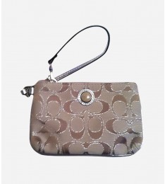 Poppy Signature Sateen Wristlet