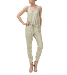Cement Blouson Jumpsuit