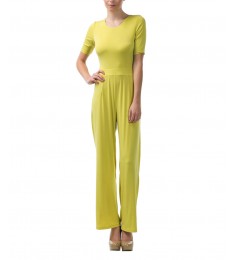 Citrus Open-Back Crisscross Jumpsuit