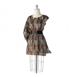 Feather Asymmetrical Tunic