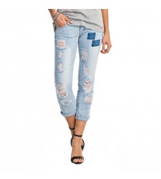 Woman's Blanched Dana Ripped Jeans