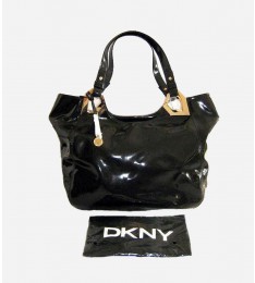 Patent Leather Shopper Satchel Tote