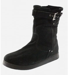 Earra Buckle Studded Flat Casual Boots Shoes