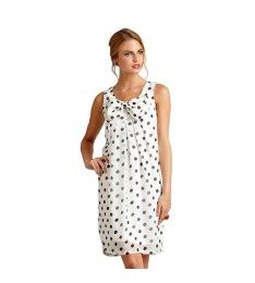 Sleeveless Polka Dress
