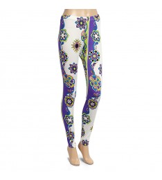 Purple Floral Leggings