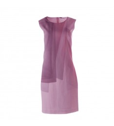 Pink  Graphic Print Dress