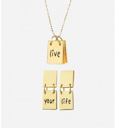 Destiny Tablet Charm Necklace